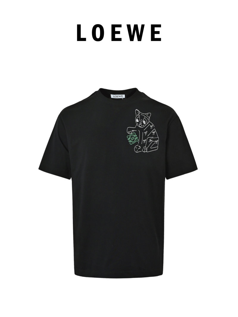 Loewe Black Angel Graphic T-Shirt view