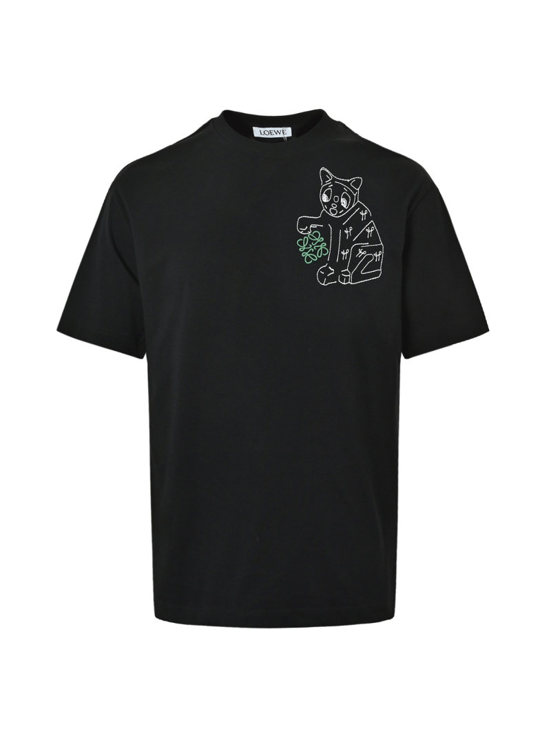 Loewe Black Angel Graphic T-Shirt view