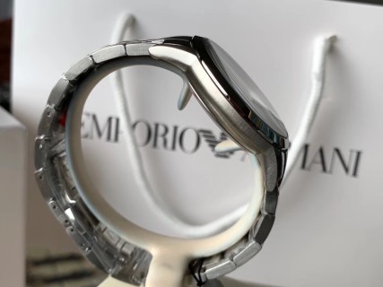 Armani AR2458 Chronograph Steel Watch 43mm view 5