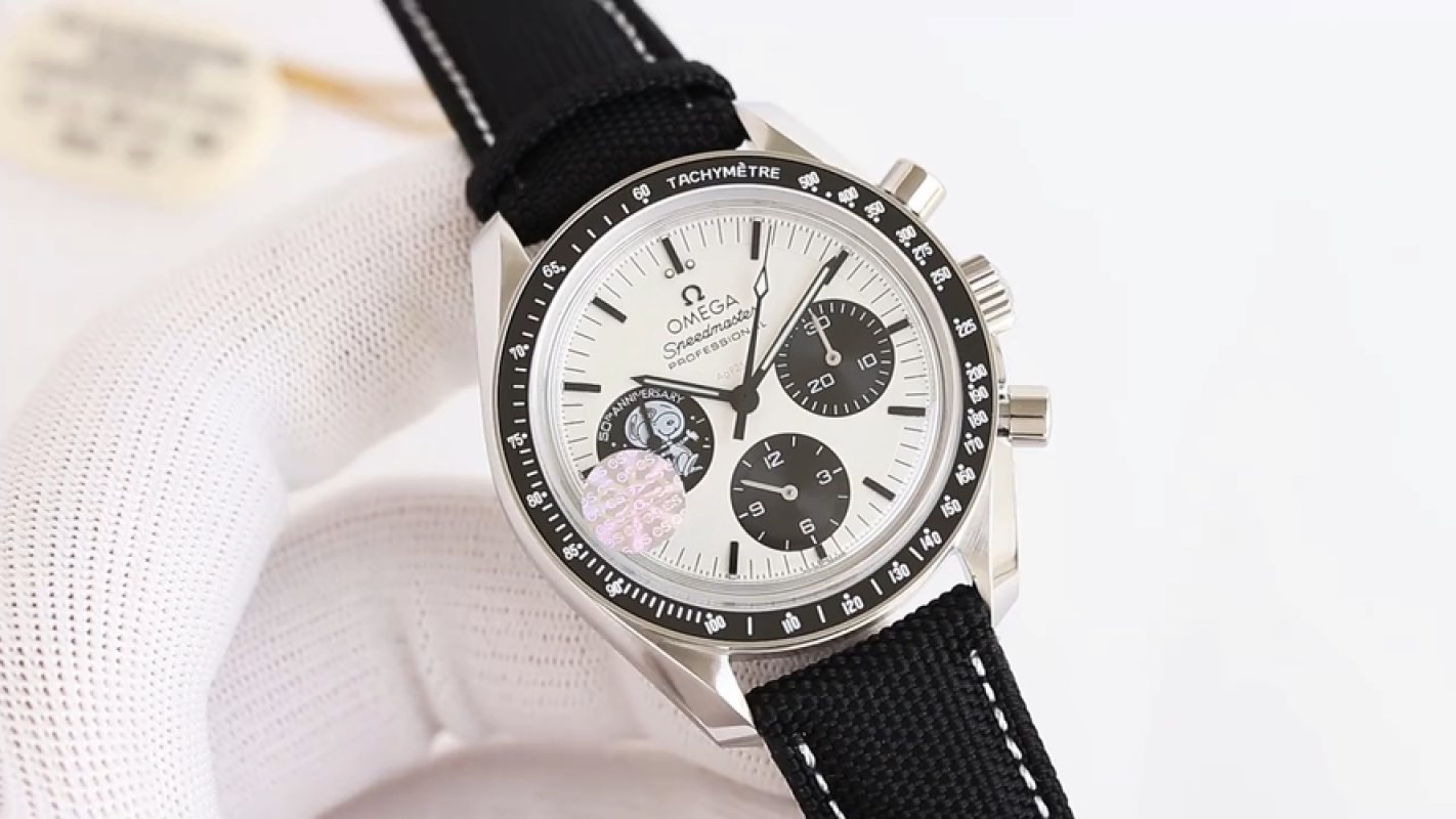 Omega Speedmaster Professional Chronograph Black Nylon Watch