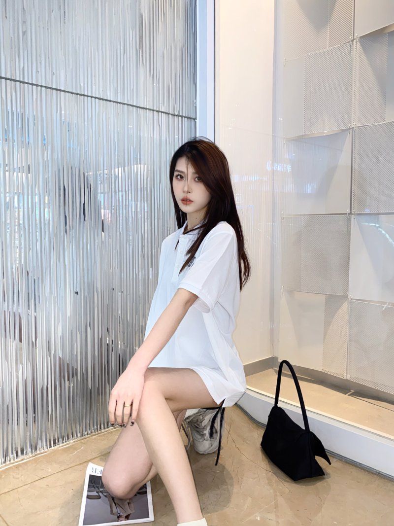 White Oversized Logo Short Sleeve T-Shirt view