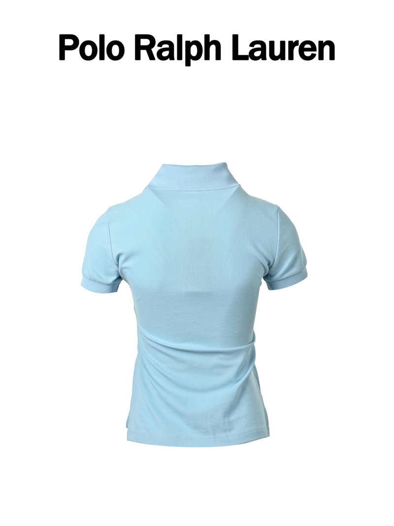 Lacoste Women's Light Blue Polo T-Shirt view