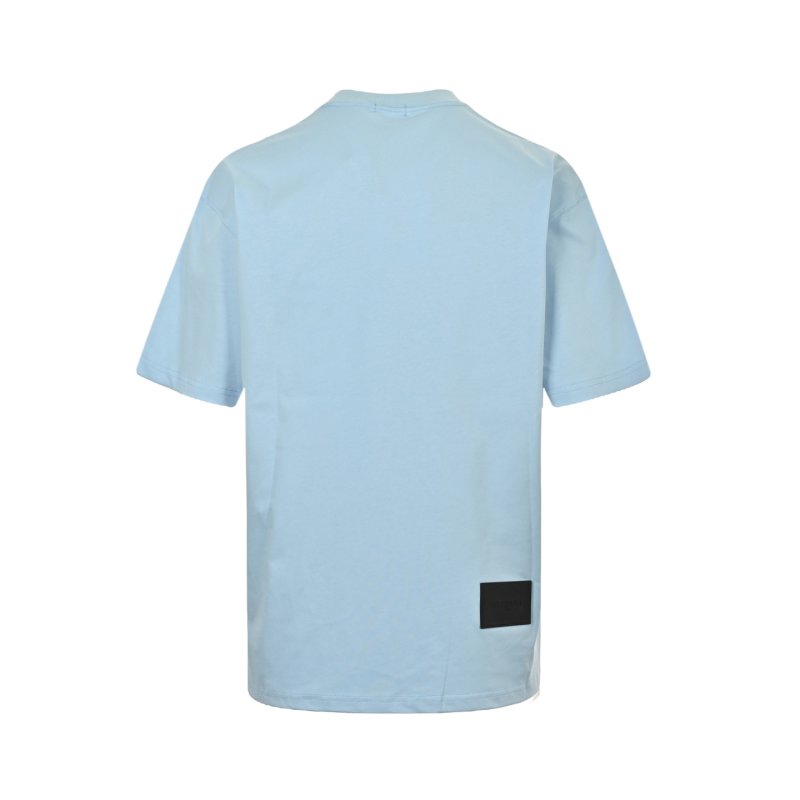 WE11DONE Oversized Graphic T-Shirt Light Blue view