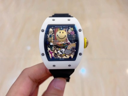 Richard Mille RM88 Smiley White Ceramic Watch