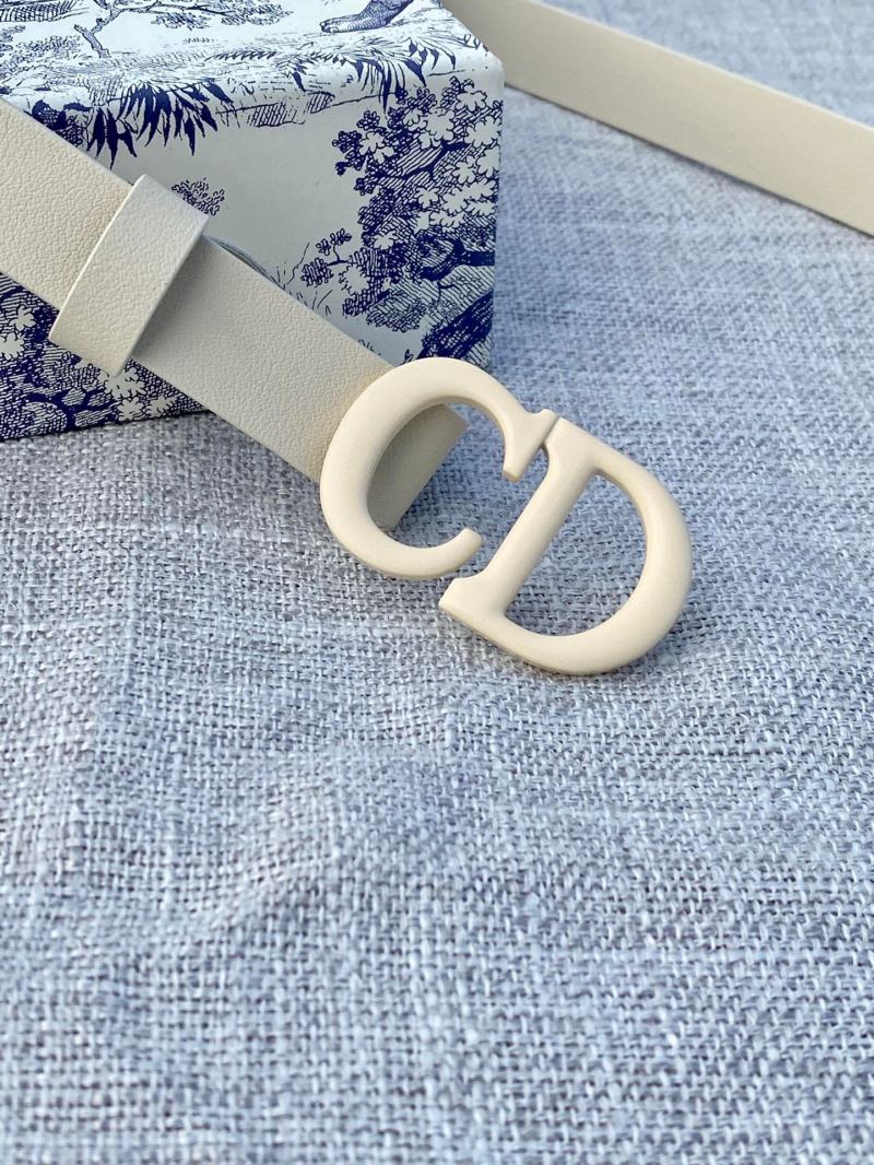 Dior CD Leather Belt Cream view