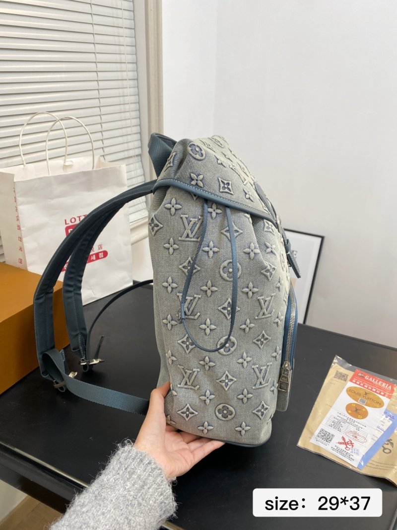 Louis Vuitton Monogram Denim Backpack - Light Blue view