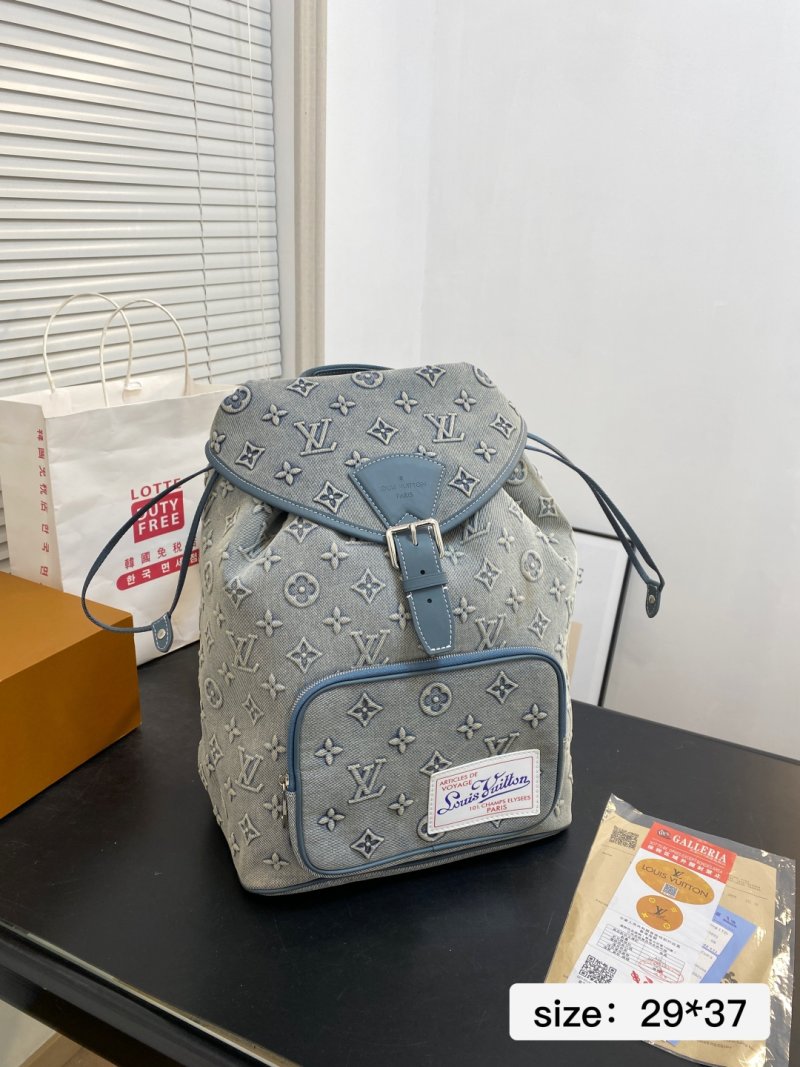Louis Vuitton Monogram Denim Backpack - Light Blue view