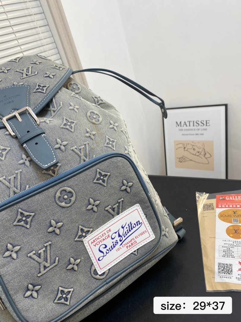Louis Vuitton Monogram Denim Backpack - Light Blue view