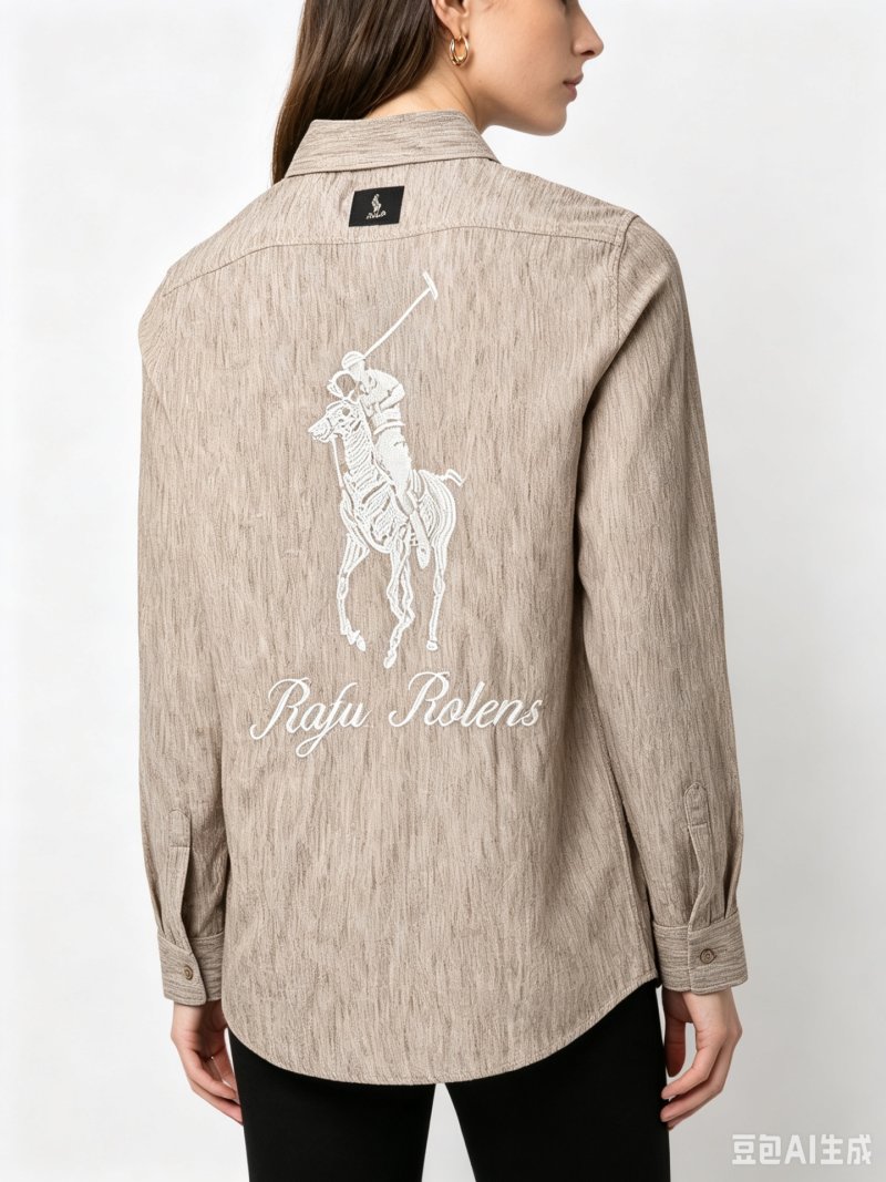 Ralph Lauren Beige Linen Shirt view