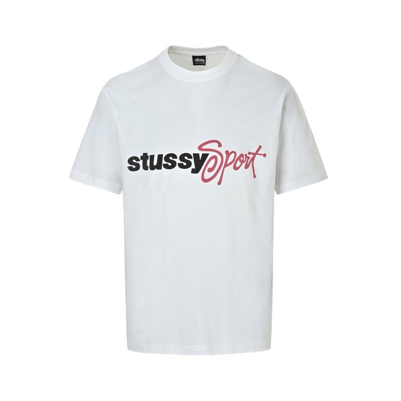 Stussy Sport White T-Shirt view