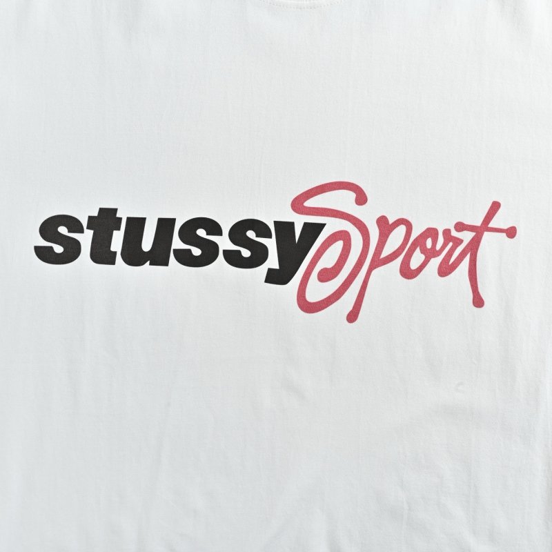 Stussy Sport White T-Shirt view