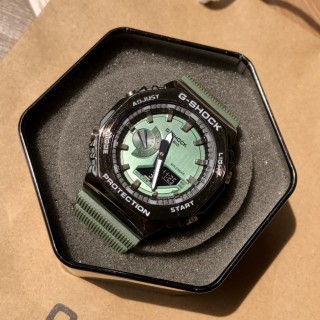 Casio G-Shock GA2100 Black Octagonal Digital Watch view 2