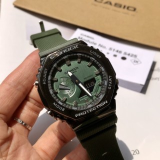 Casio G-Shock GA2100 Black Octagonal Digital Watch view 6