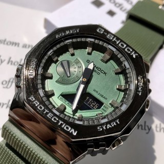 Casio G-Shock GA2100 Black Octagonal Digital Watch view 7