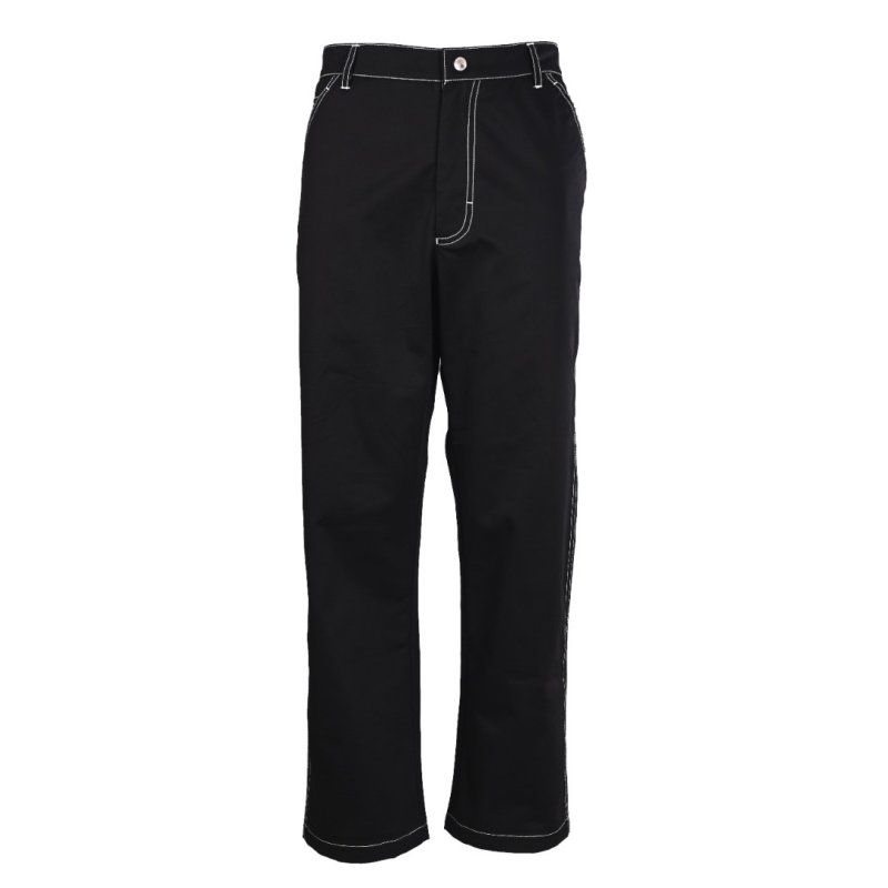 Prada Black Cargo Jeans with Contrast Stitching view