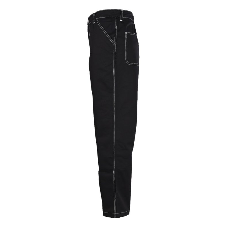 Prada Black Cargo Jeans with Contrast Stitching view