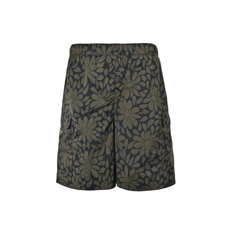 Prada Floral Cargo Shorts Black view