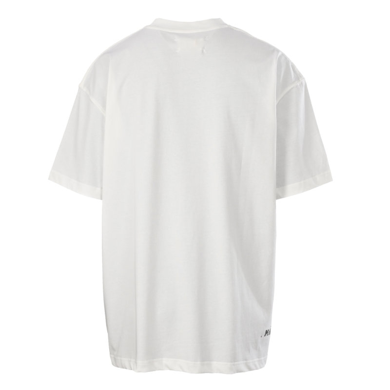 White Graphic Print Short Sleeve T-Shirt view