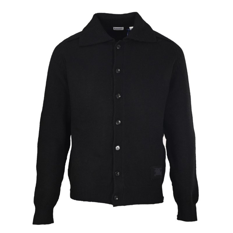 Black Wool Blend Overshirt Jacket view