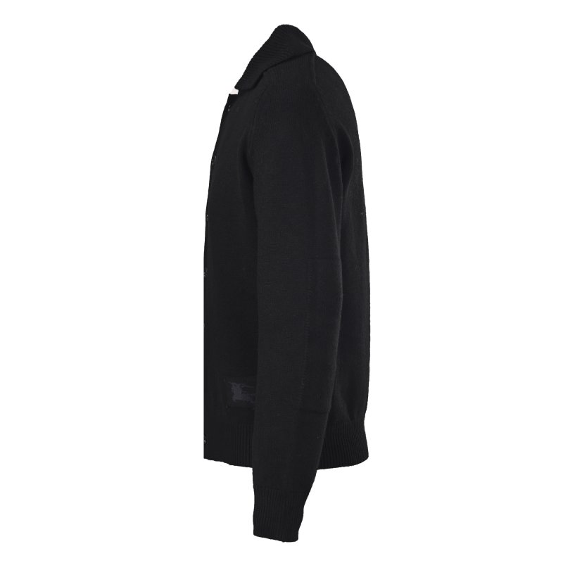 Black Wool Blend Overshirt Jacket view