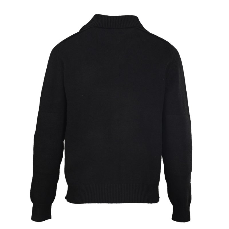 Black Wool Blend Overshirt Jacket view