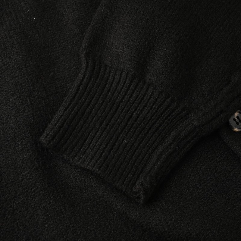 Black Wool Blend Overshirt Jacket view