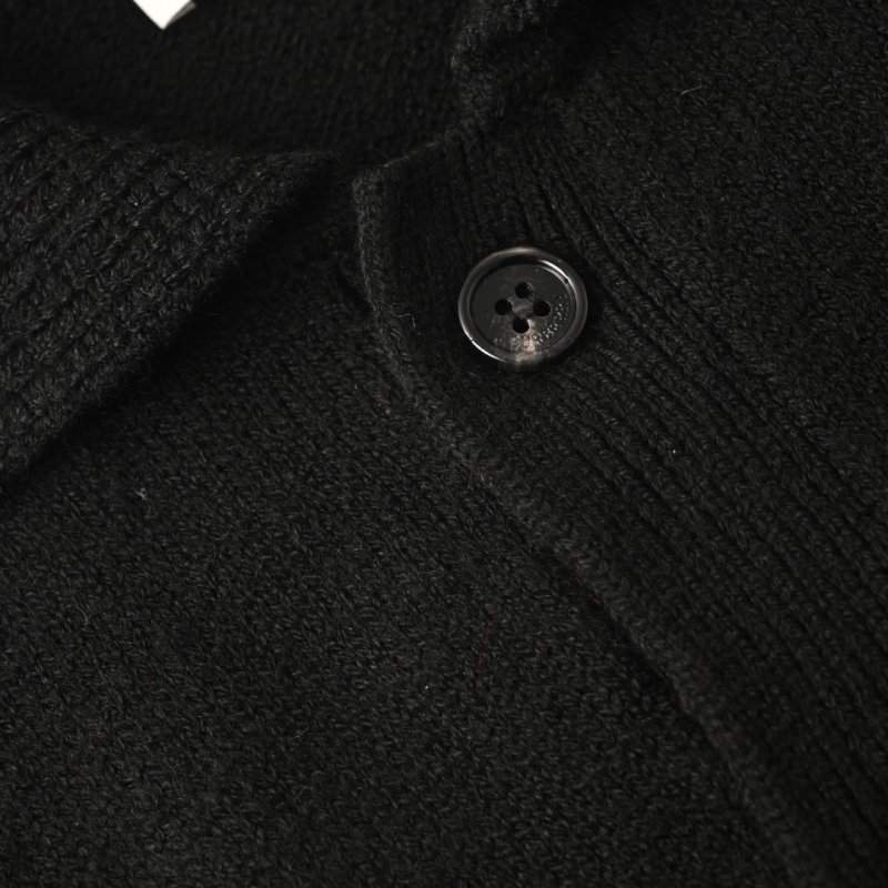 Black Wool Blend Overshirt Jacket view
