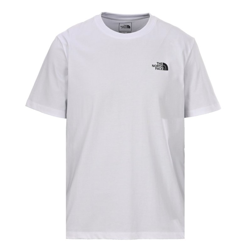 The North Face White Logo Short Sleeve T-Shirt