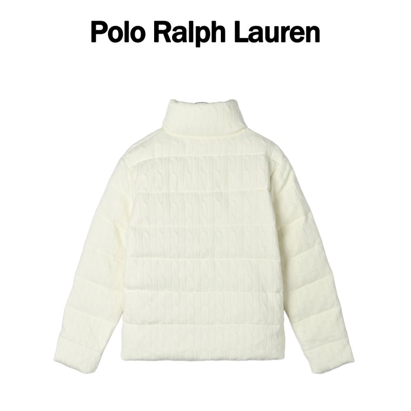 Polo Ralph Lauren White Puffer Down Jacket view
