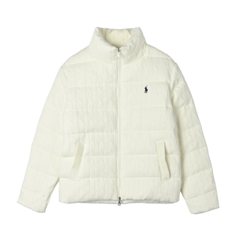 Polo Ralph Lauren White Puffer Down Jacket view