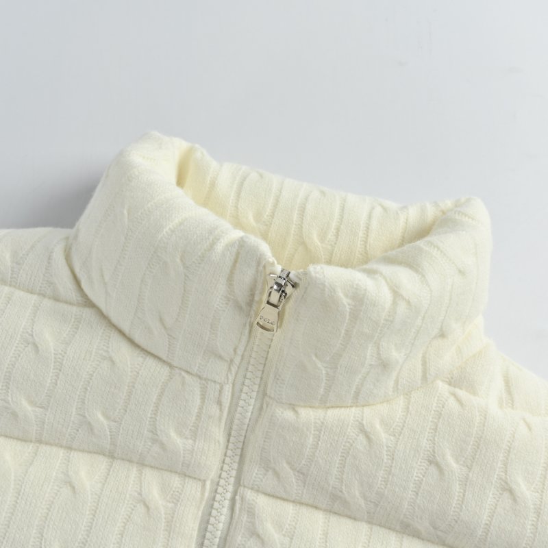 Polo Ralph Lauren White Puffer Down Jacket view