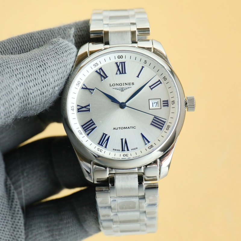 Longines Master Collection Automatic Silver Roman Numeral Watch