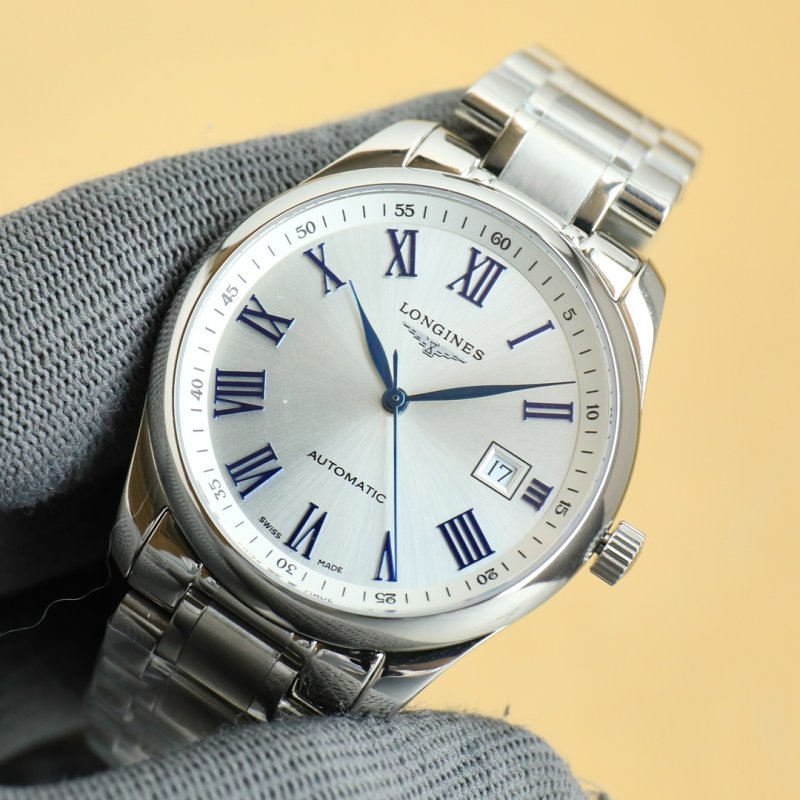 Longines Master Collection Automatic Silver Roman Numeral Watch view