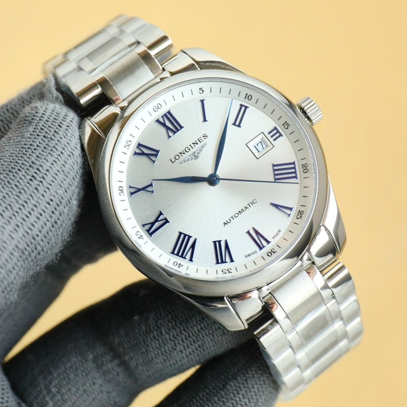 Longines Master Collection Automatic Silver Roman Numeral Watch view