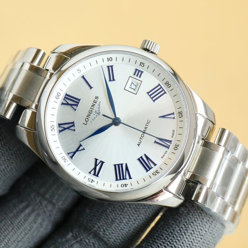 Longines Master Collection Automatic Silver Roman Numeral Watch view