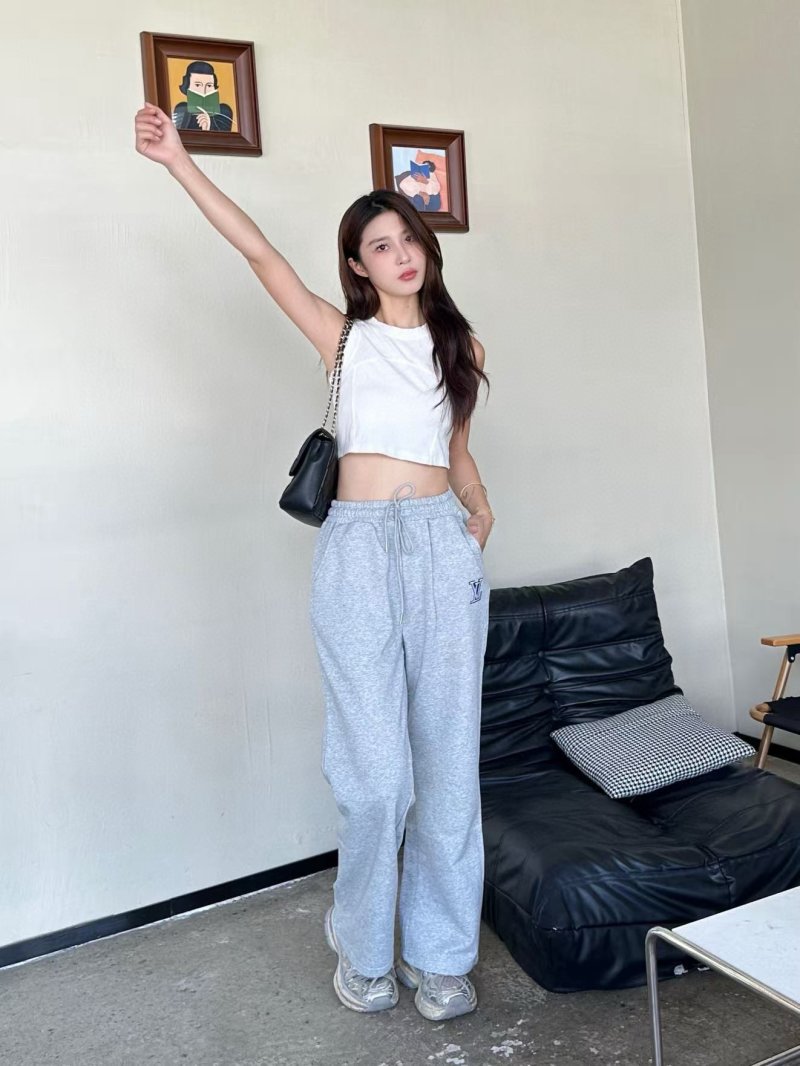 Louis Vuitton LV Logo Grey Sweatpants view