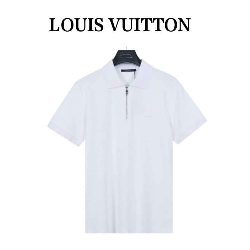 Louis Vuitton White Short Sleeve Polo T-Shirt view