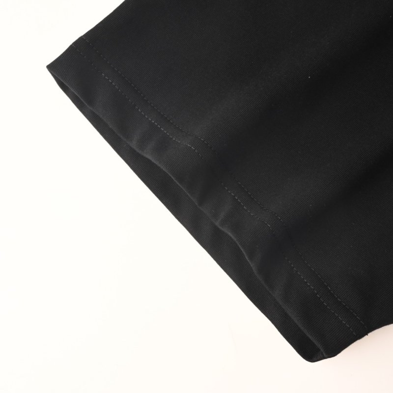 Black Graphic Print Short Sleeve T-Shirt with Sleeve Text view