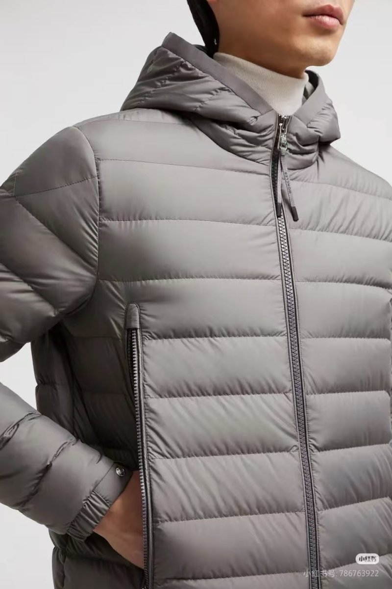 Moncler Grey Puffer Down Jacket view