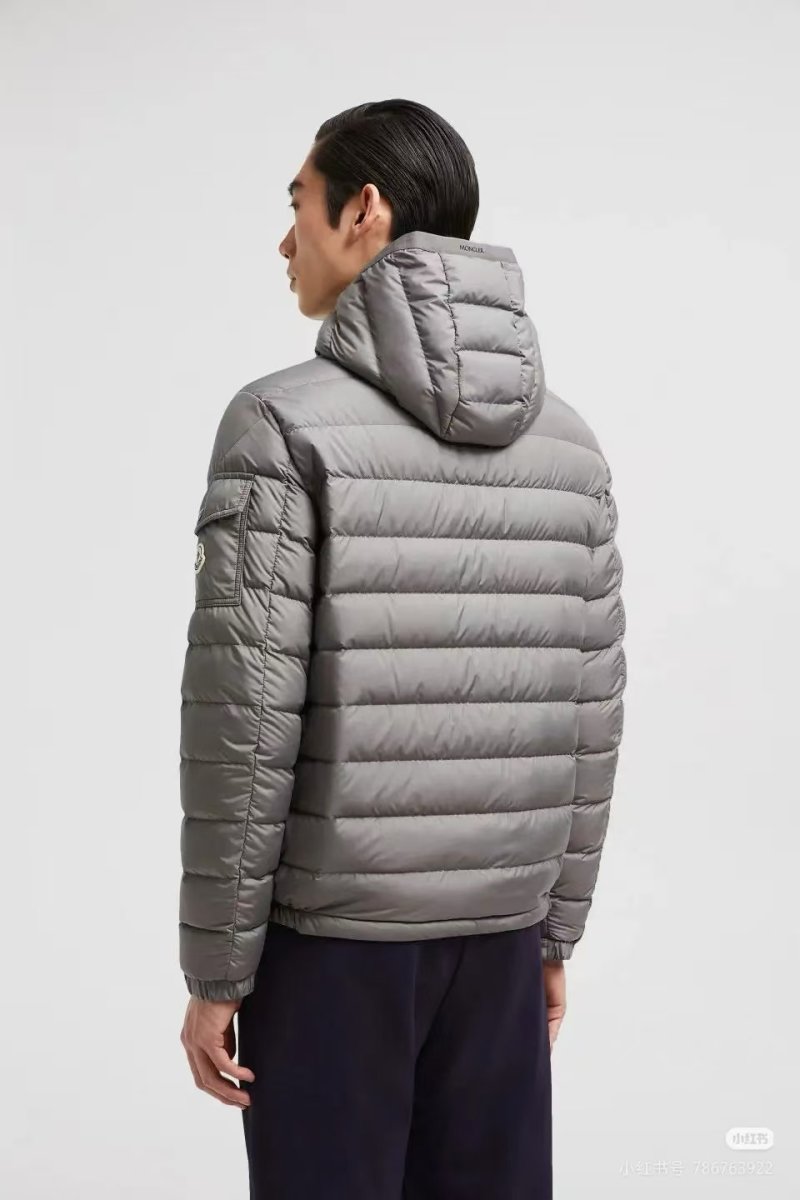 Moncler Grey Puffer Down Jacket view