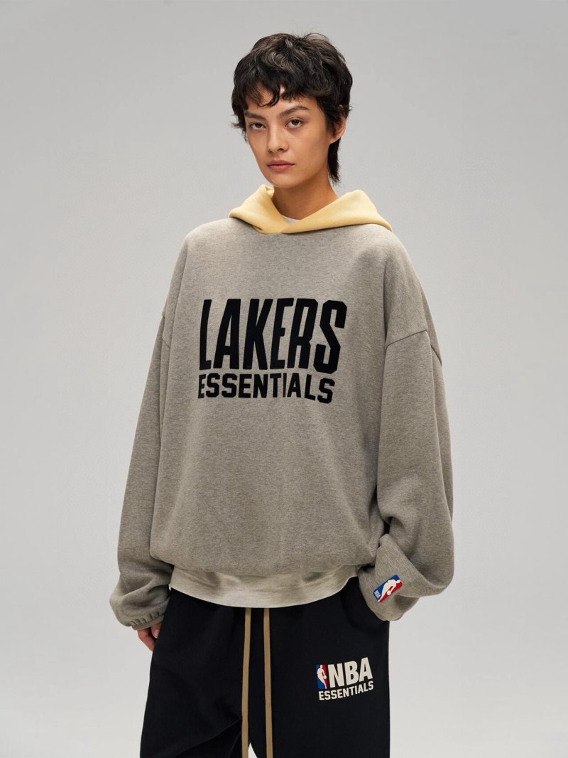 Essentials x NBA 25SS Collaboration Shorts Black view