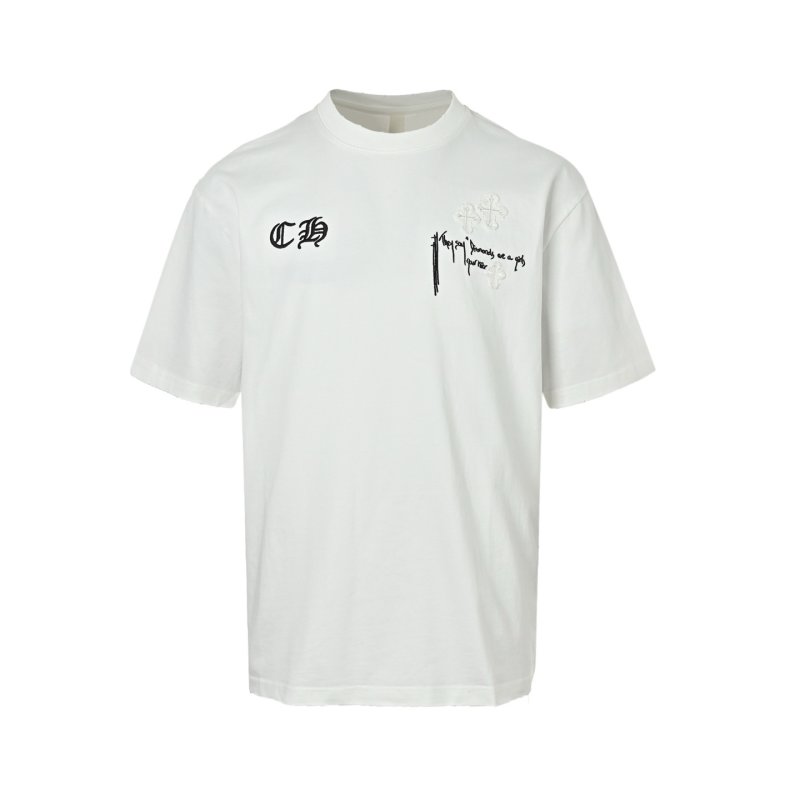 White Oversized Graphic Print T-Shirt with Back Logo Detail view