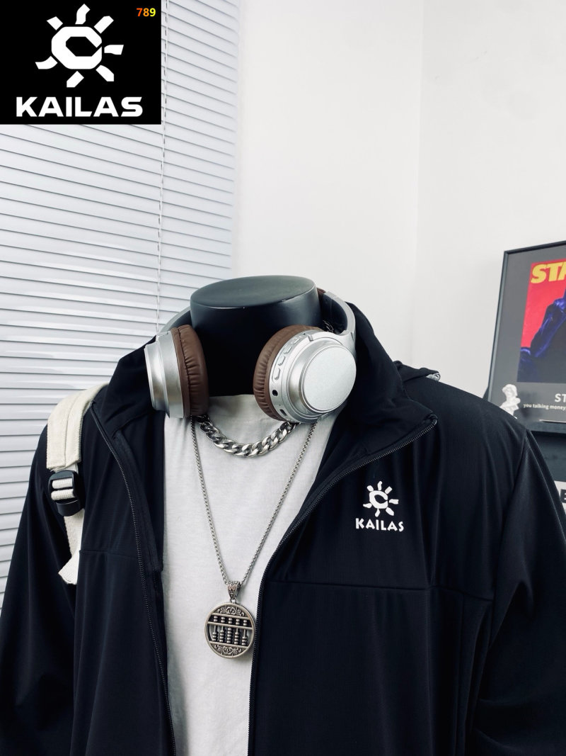 Kailas Black Outdoor Windbreaker Jacket view