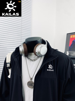 Kailas Black Outdoor Windbreaker Jacket view 2