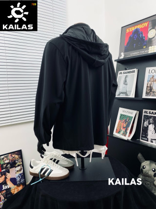 Kailas Black Outdoor Windbreaker Jacket view 3
