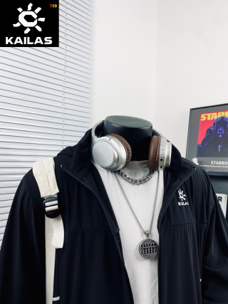 Kailas Black Outdoor Windbreaker Jacket view 4