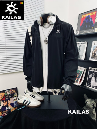 Kailas Black Outdoor Windbreaker Jacket view 6