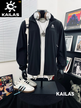 Kailas Black Outdoor Windbreaker Jacket view 7