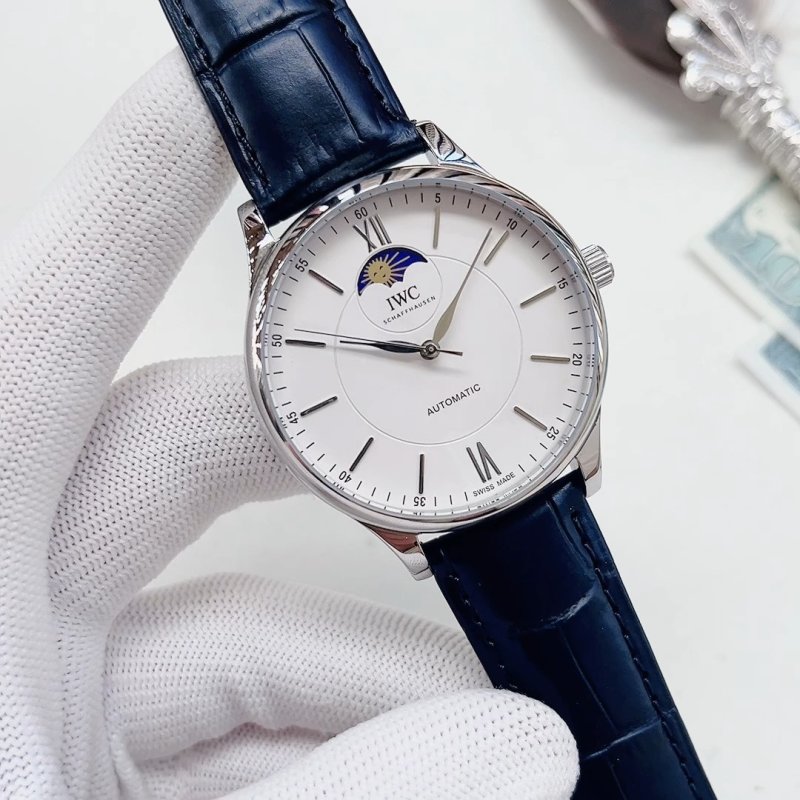 IWC Portofino Moonphase Automatic Silver Dial Watch
