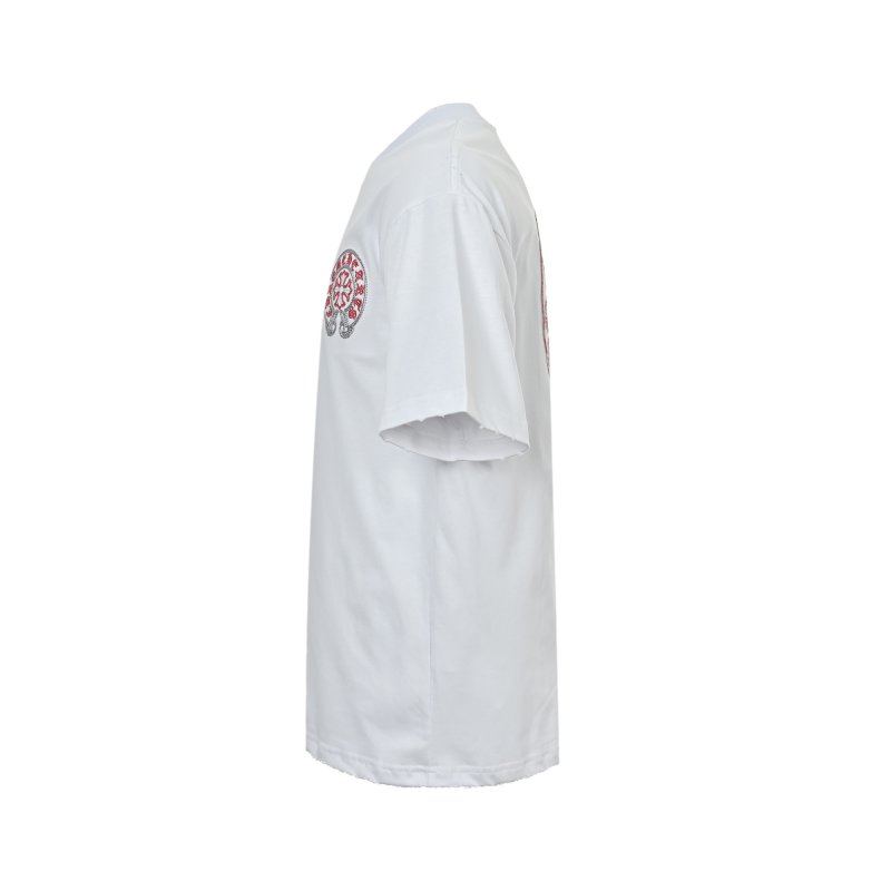 Chrome Hearts Red Logo Short Sleeve T-Shirt White view
